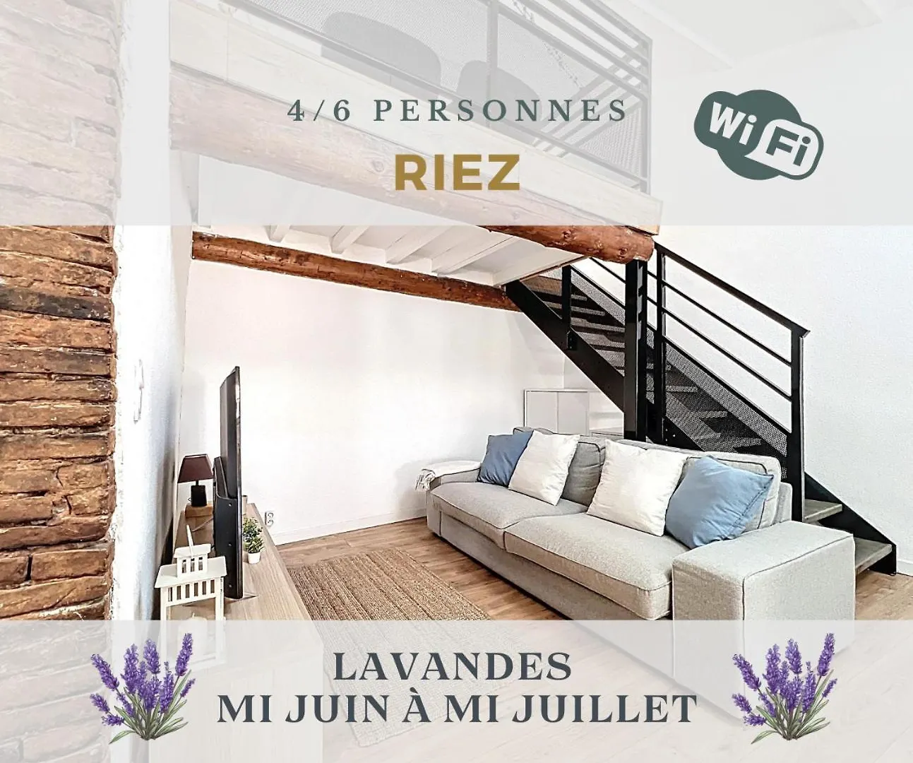 Appartement Duplex Sous Les Toits à Riez